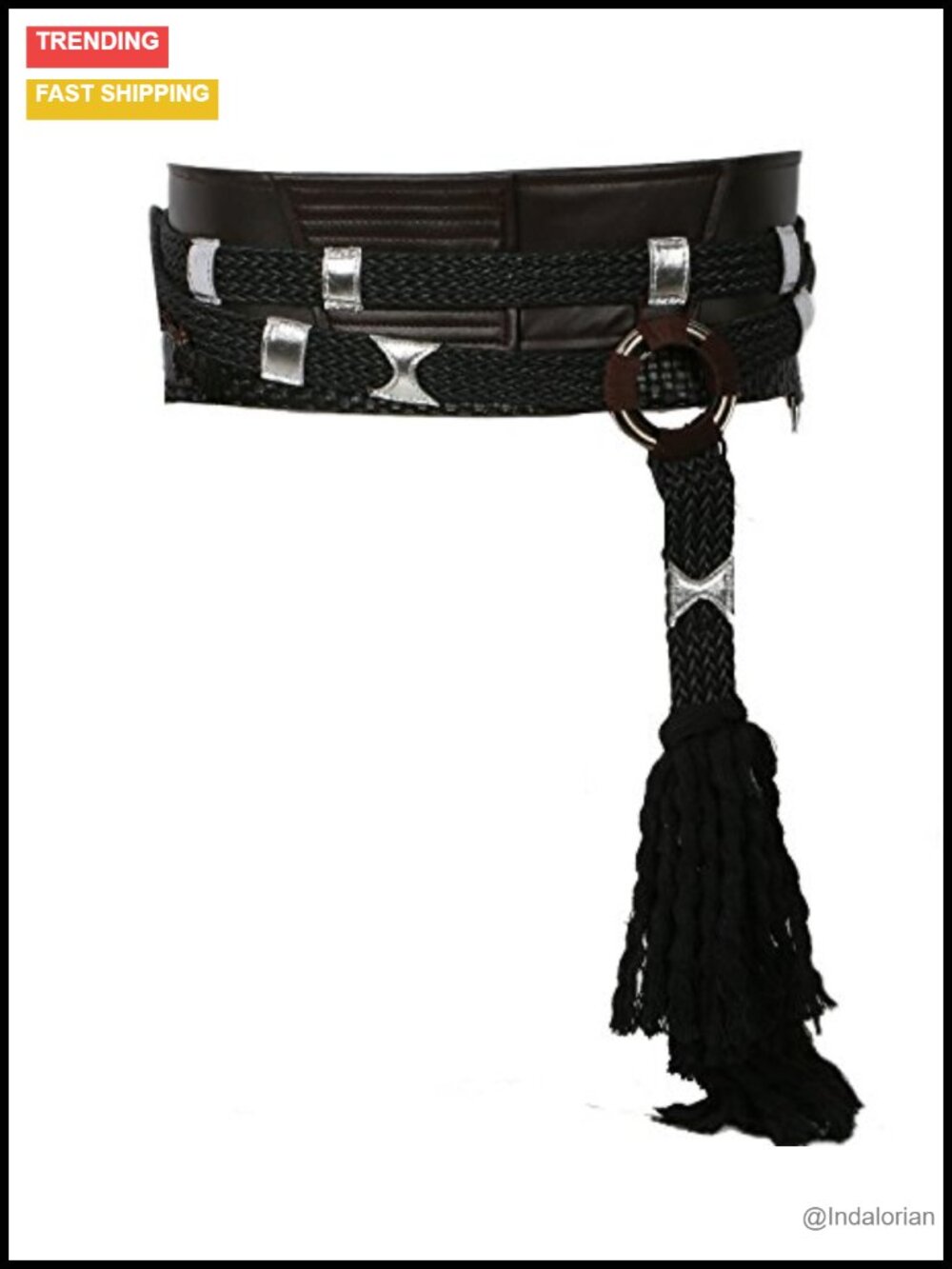 PU Leather Adjustable Belt Cosplay Costume Prop Accessory